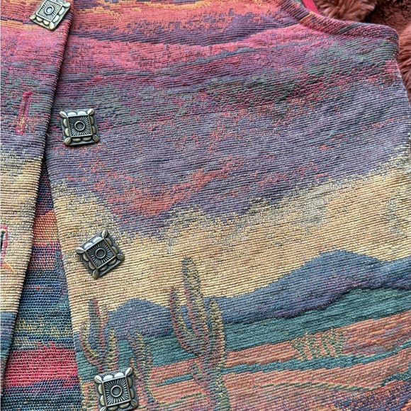 Desert Landscape Multicolor Vest - Picture 2 of 4